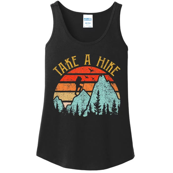 Funny Hikingshirt Take A Hike Mountain Hiker Ladies Essential Tank