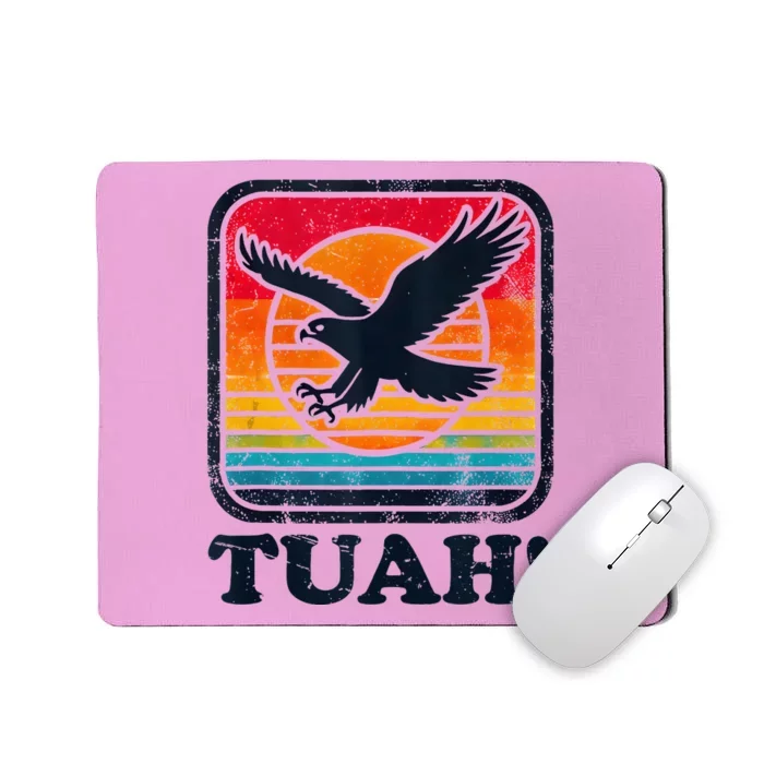 Funny Hawk Tuah Tush Camping Hiking Mousepad