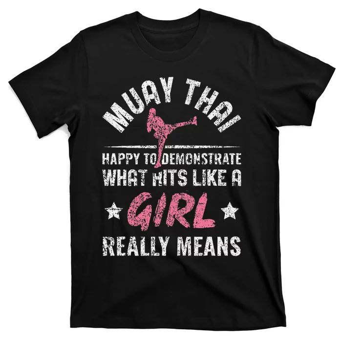 Funny Happy To Demonstrate Thai Boxing Muay Thai T-Shirt