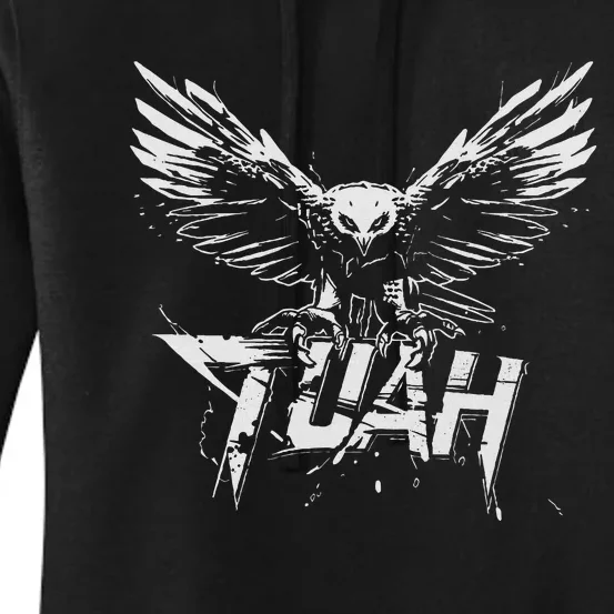 Funny Hawk Tuah Guy Spit Joke Wet That Thang Splash Down Women's Pullover Hoodie