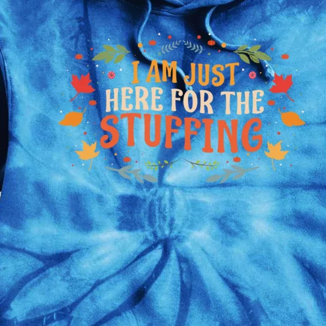 Funny Happy Thanksgiving Turkey Pumpkin Pie Autumn Gift Tie Dye Hoodie