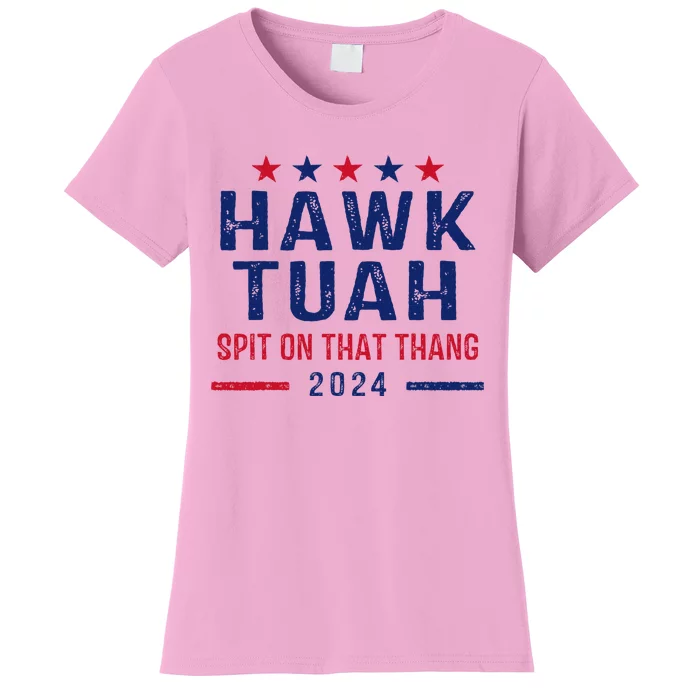 Funny Hawk Tuah Girl Spit On That Thing Women's T-Shirt