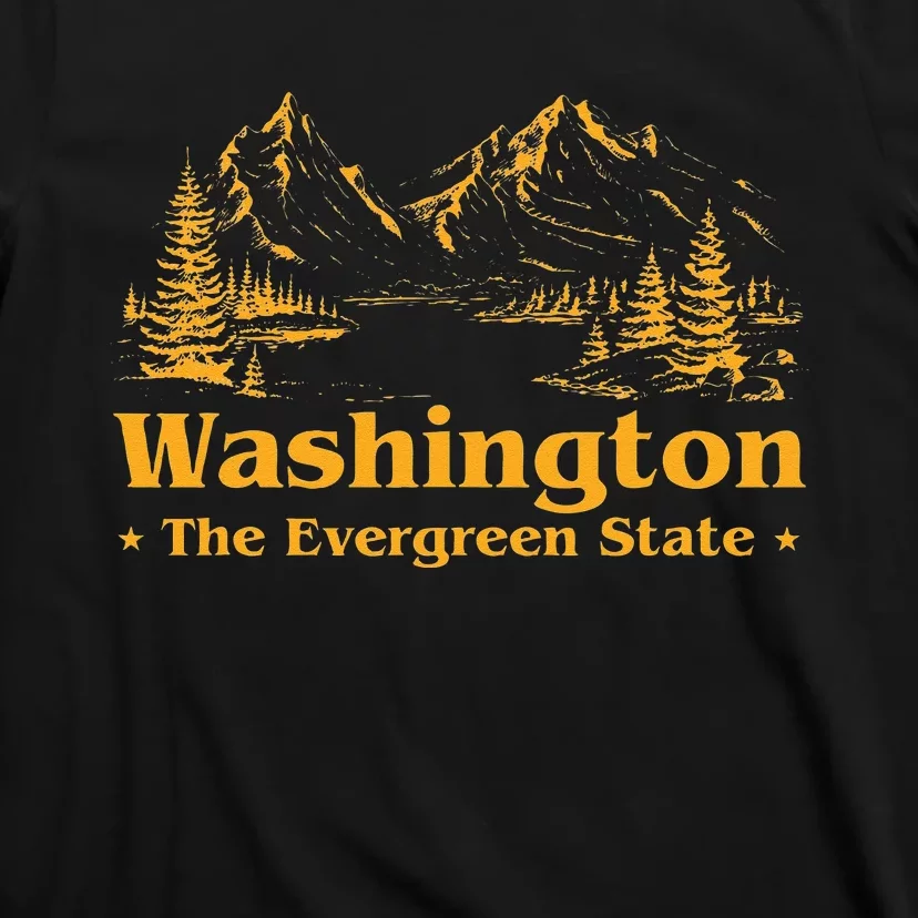 Funny Home The Evergreen State T-Shirt