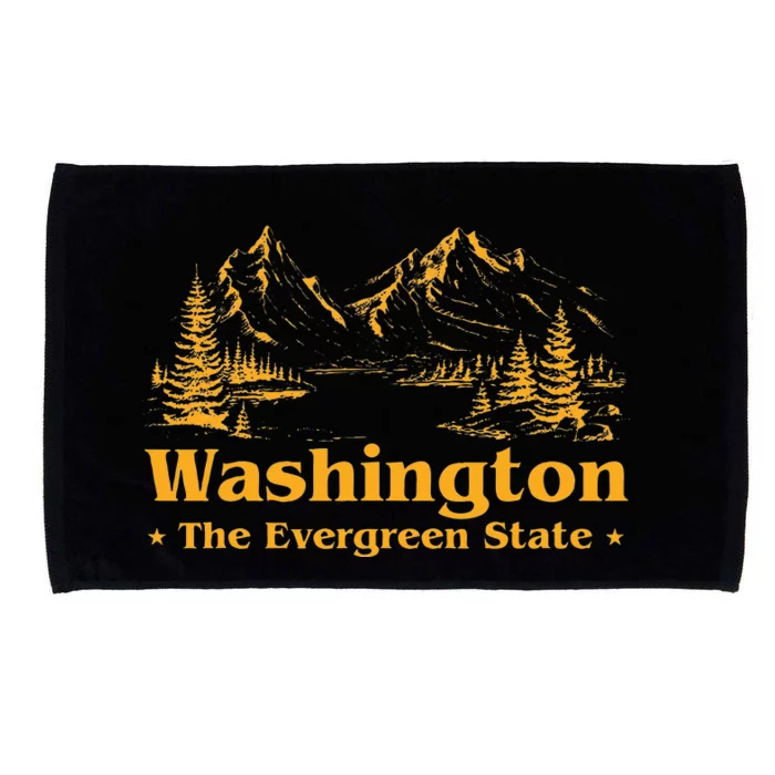 Funny Home The Evergreen State Microfiber Hand Towel