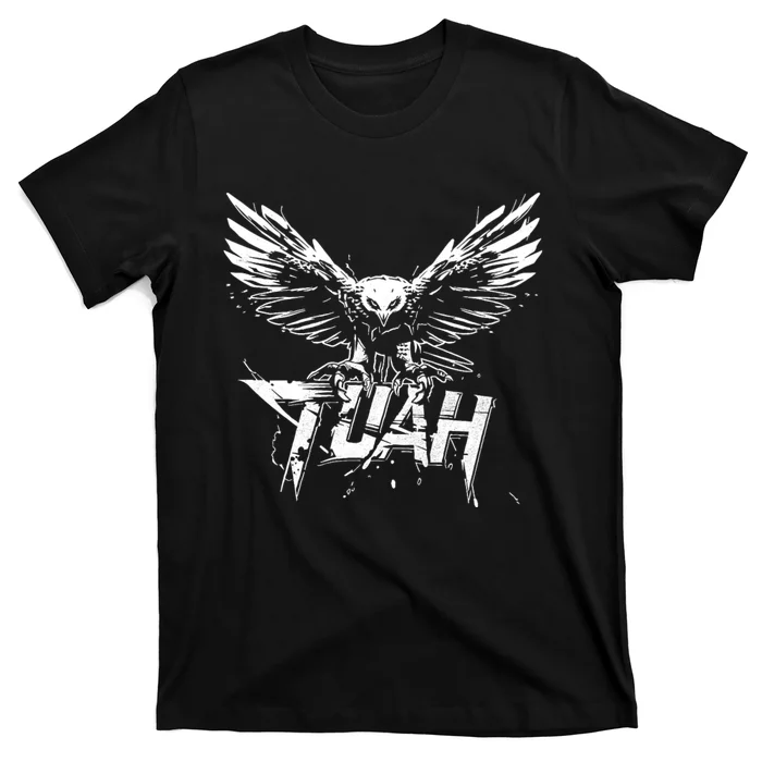 Funny Hawk Tuah Guy Spit Joke Wet That Thang Splash Down T-Shirt