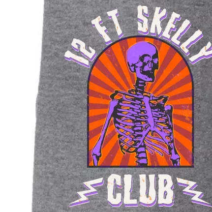 Funny Halloween Twelve Foot Skelly Club Doggie 3-End Fleece Hoodie