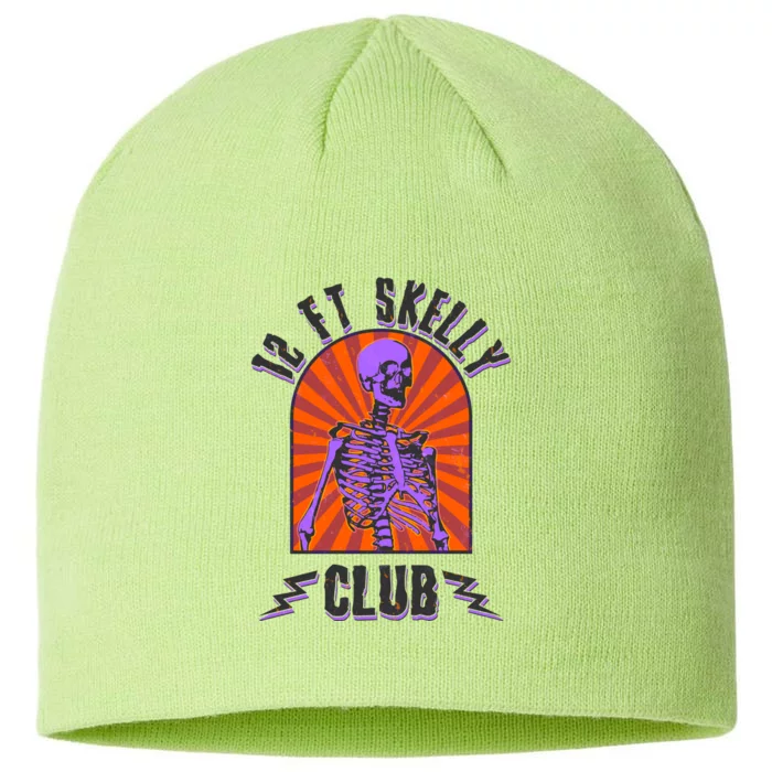 Funny Halloween Twelve Foot Skelly Club 8 1/2in Sustainable Knit Beanie