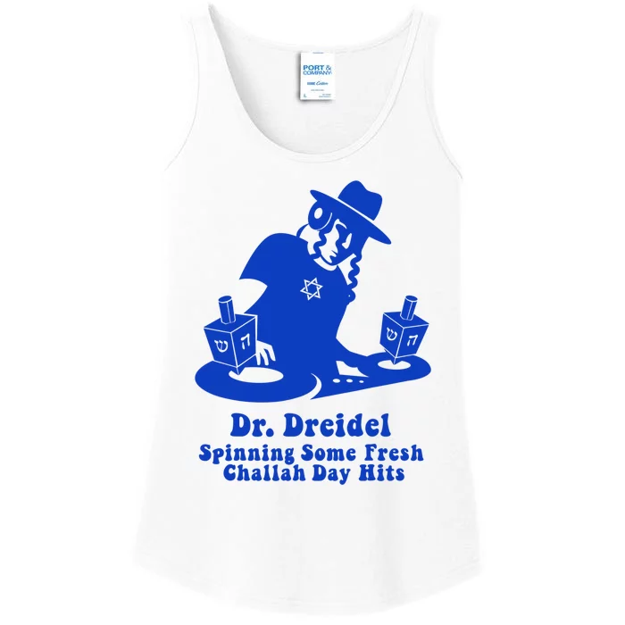 Funny Hanukkah Teen Gift Chanukah Dj Dr. Dreidel Party Ladies Essential Tank