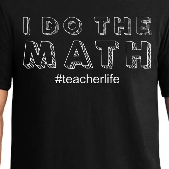 Funny How To Do Math Teacher pi day 3,15 Pajama Set