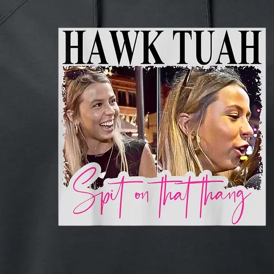 Funny Hawk Tauh Girl Meme 2024 Hawk Tauh Spit On That Thang Gift Performance Fleece Hoodie