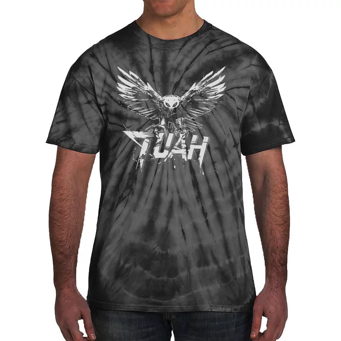 Funny Hawk Tuah Guy Spit Joke Wet That Thang Splash Down Tie-Dye T-Shirt