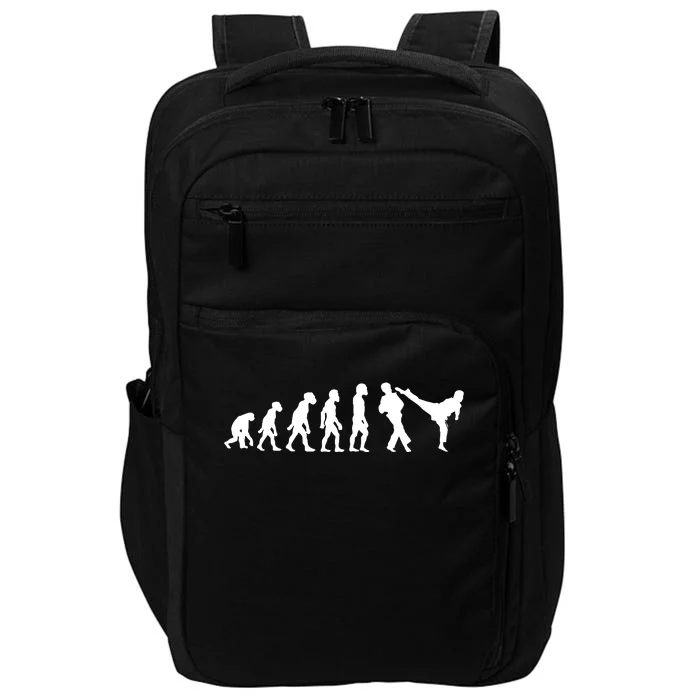 Funny Human Taekwondo Fighter Evolution Korean Sparring Impact Tech Backpack