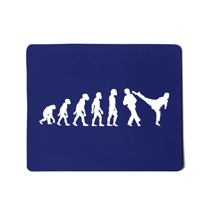 Funny Human Taekwondo Fighter Evolution Korean Sparring Mousepad