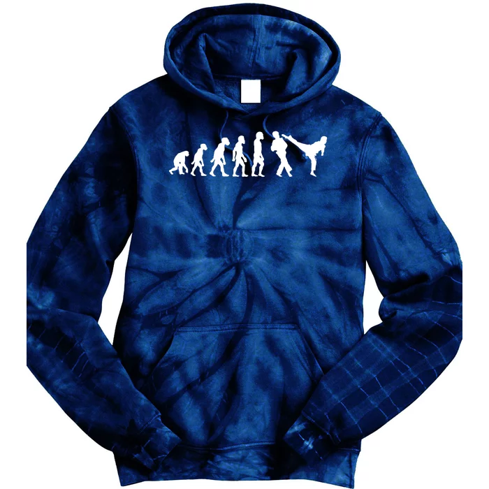 Funny Human Taekwondo Fighter Evolution Korean Sparring Tie Dye Hoodie