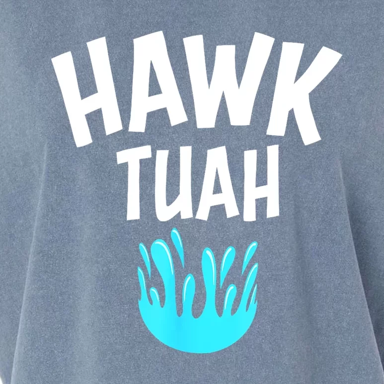 Funny Hawk Tuah Gift Garment-Dyed Women's Muscle Tee