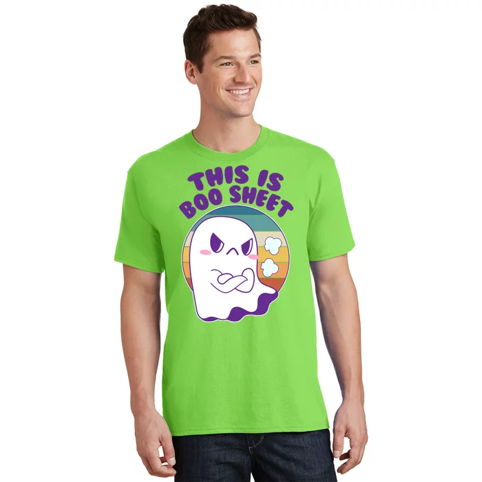 Funny Halloween This Is Boo Sheet Cute Ghost T-Shirt