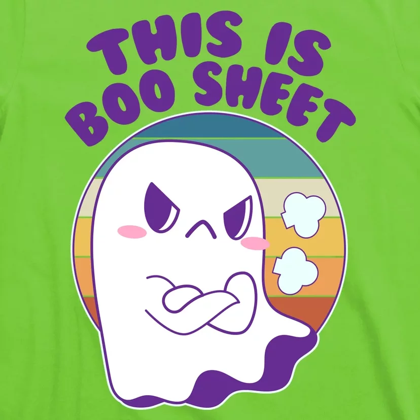 Funny Halloween This Is Boo Sheet Cute Ghost T-Shirt