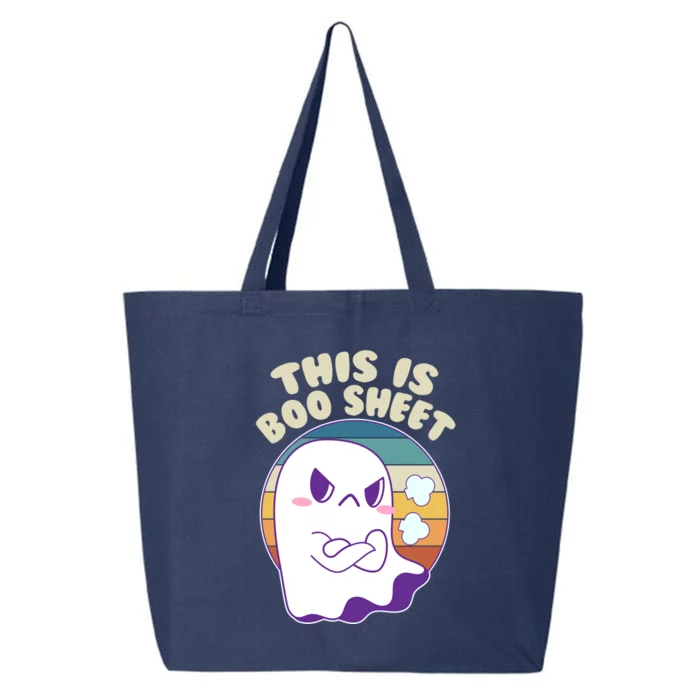 Funny Halloween This Is Boo Sheet Cute Ghost 25L Jumbo Tote