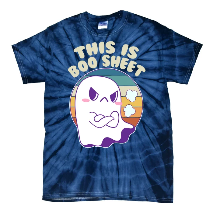 Funny Halloween This Is Boo Sheet Cute Ghost Tie-Dye T-Shirt