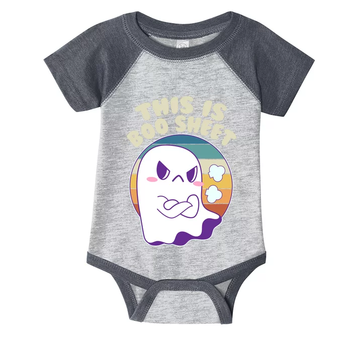 Funny Halloween This Is Boo Sheet Cute Ghost Infant Baby Jersey Bodysuit