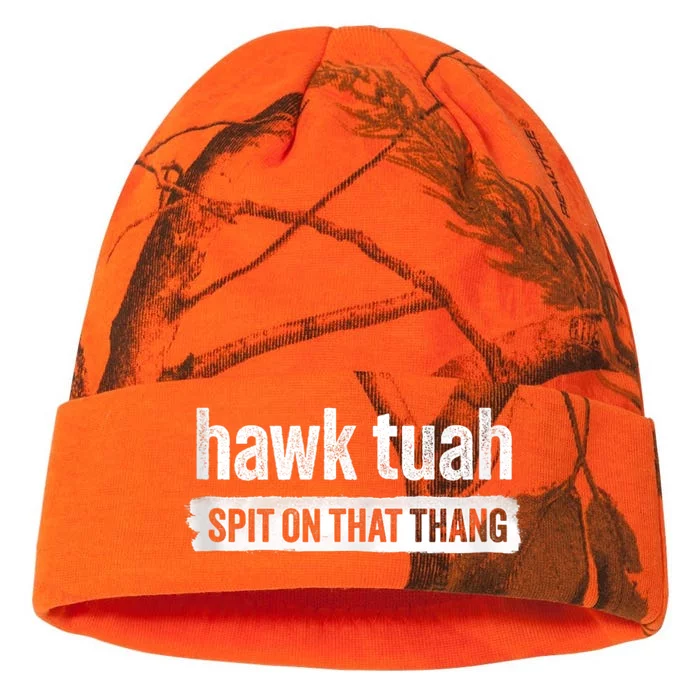 Funny Hawk Tuah 24 Spit On That Thang 2024 Kati - 12in Camo Beanie