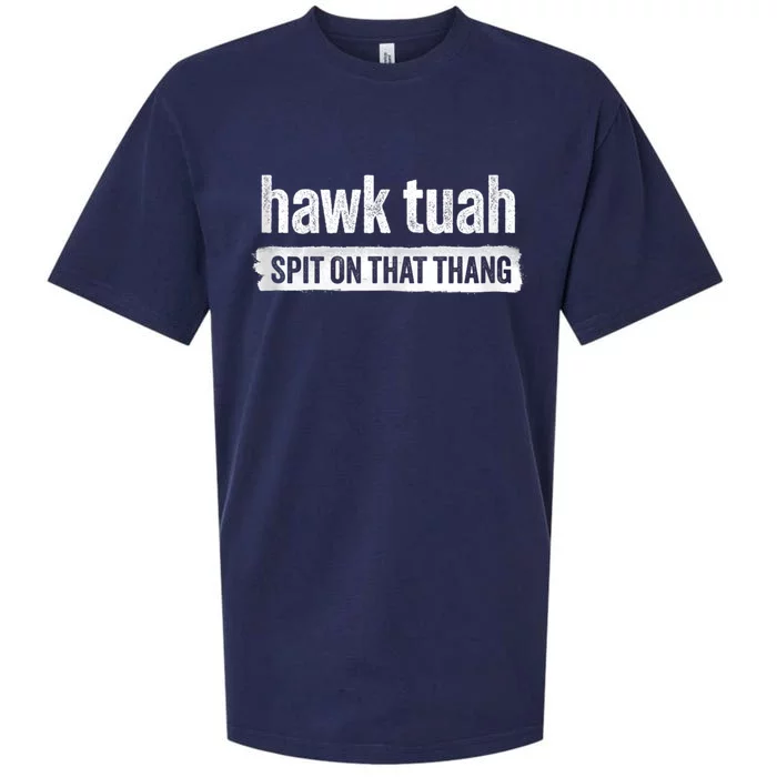 Funny Hawk Tuah 24 Spit On That Thang 2024 Sueded Cloud Jersey T-Shirt