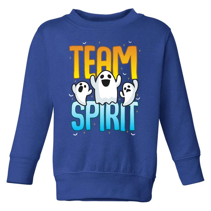 Funny Halloween Team Spirit Ghosts Gift Toddler Sweatshirt