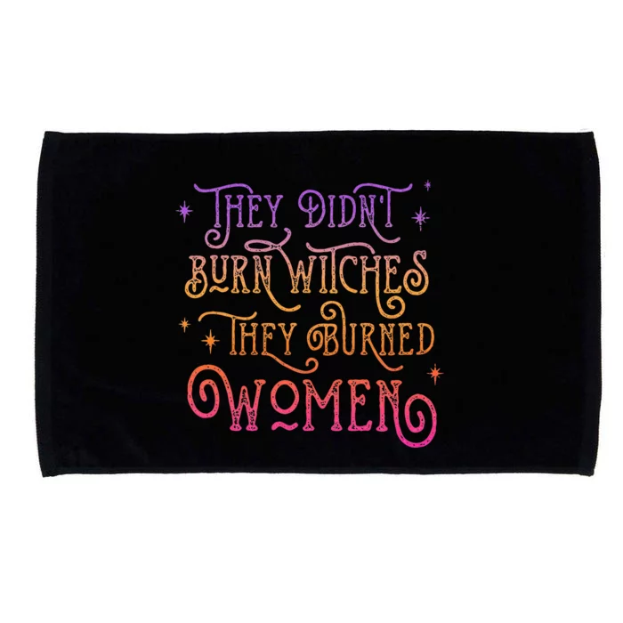 Feminist Halloween: Unveiling the Witch Trials Microfiber Hand Towel