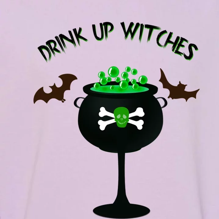 Funny Halloween Up Witches Cool Gift Garment-Dyed Sweatshirt