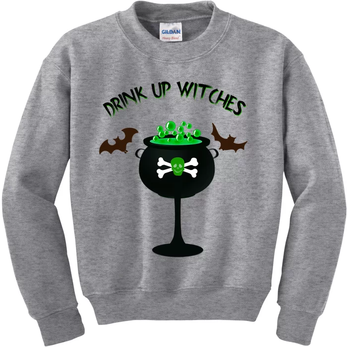 Funny Halloween Up Witches Cool Gift Kids Sweatshirt