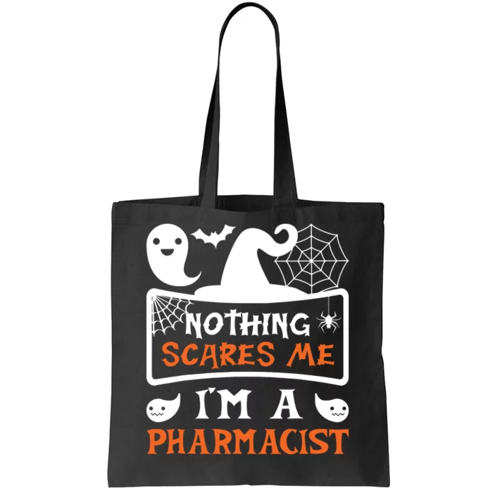 Funny Halloween Vampire Pharmacist Tote Bag