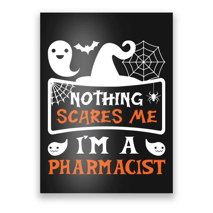 Funny Halloween Vampire Pharmacist Poster