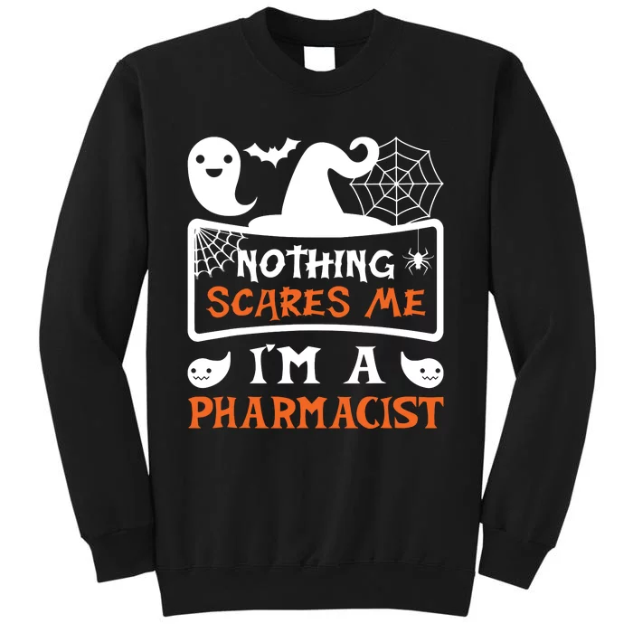 Funny Halloween Vampire Pharmacist Tall Sweatshirt