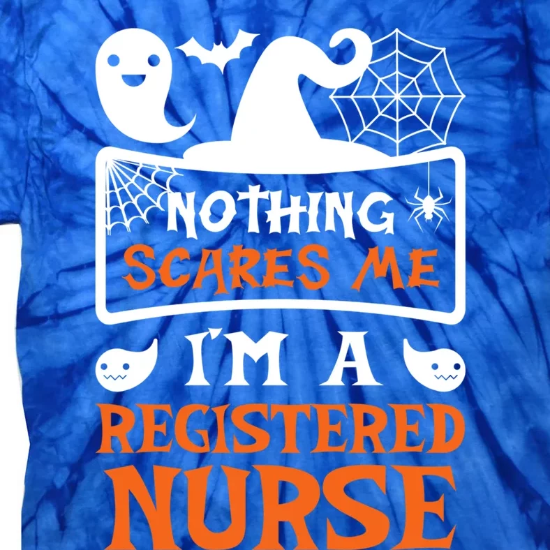 Funny Halloween Vampire Registered Nurse Cool Gift Tie-Dye T-Shirt