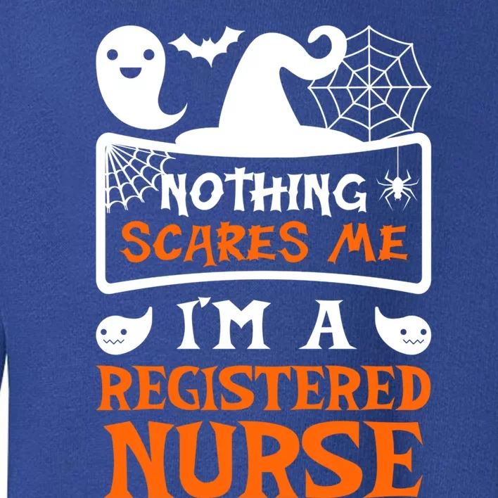 Funny Halloween Vampire Registered Nurse Cool Gift Toddler Sweatshirt