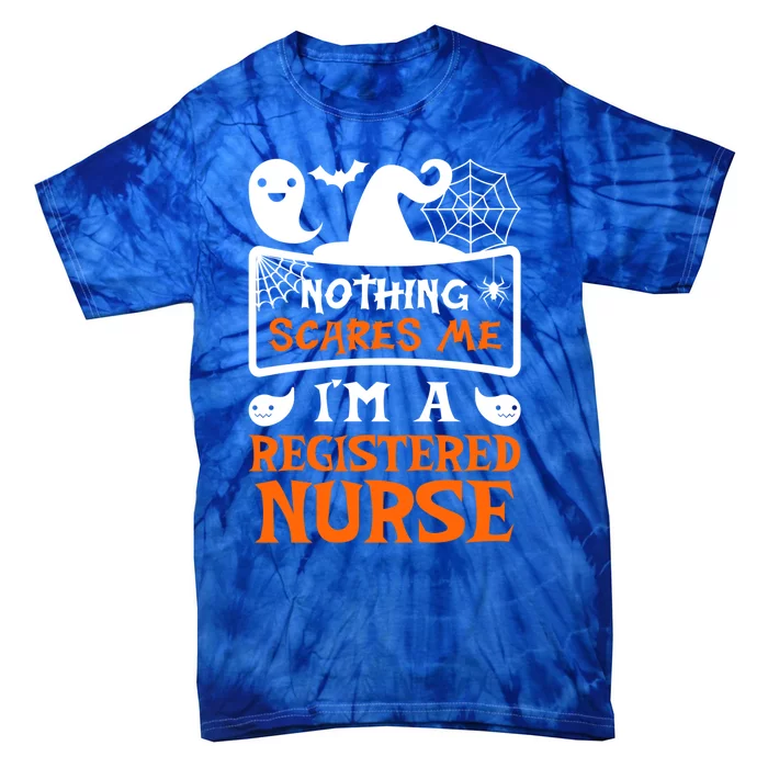 Funny Halloween Vampire Registered Nurse Cool Gift Tie-Dye T-Shirt