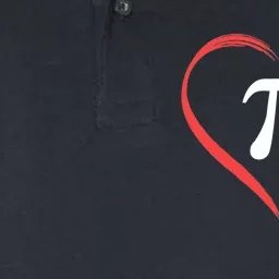 Funny Happy Valentine's Day Love Is Like Pi Math Teacher Softstyle Adult Sport Polo