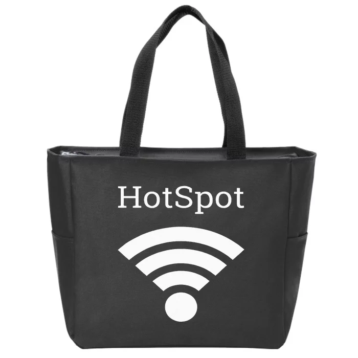 Fun Hotspot Wifi Zip Tote Bag