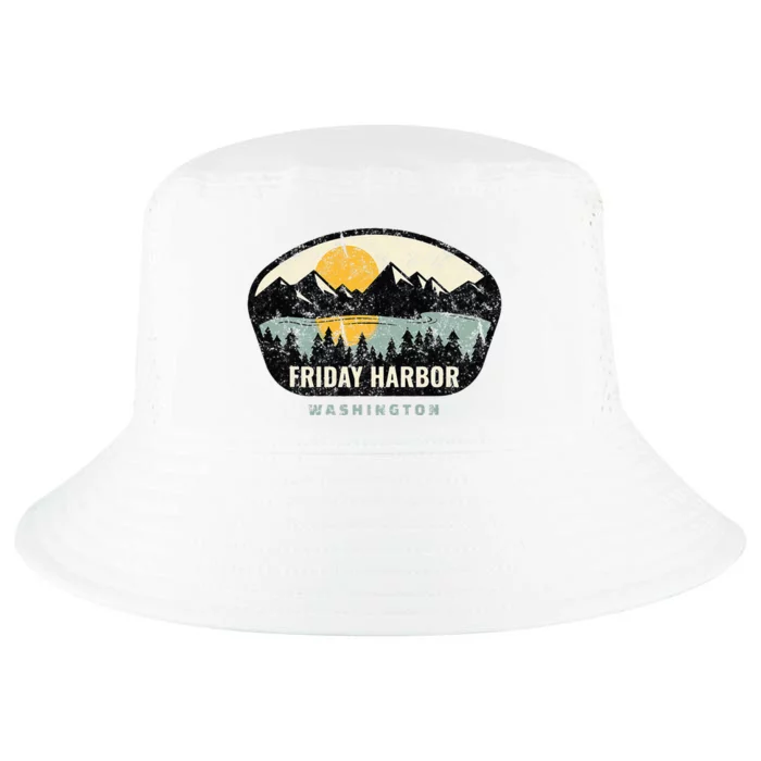 Friday Harbor Washington Outdoors San Juan Vacation Cool Comfort Performance Bucket Hat