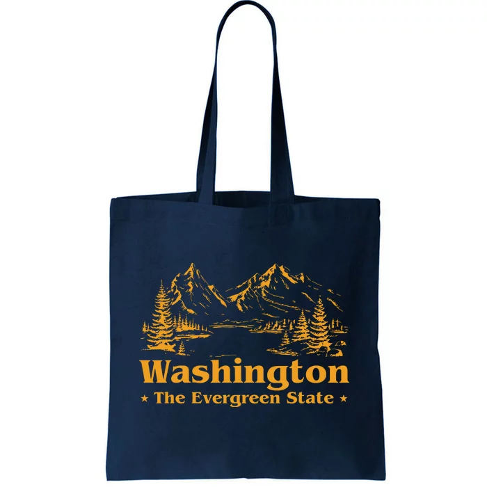 Funny Home Washington The Evergreen State Tote Bag