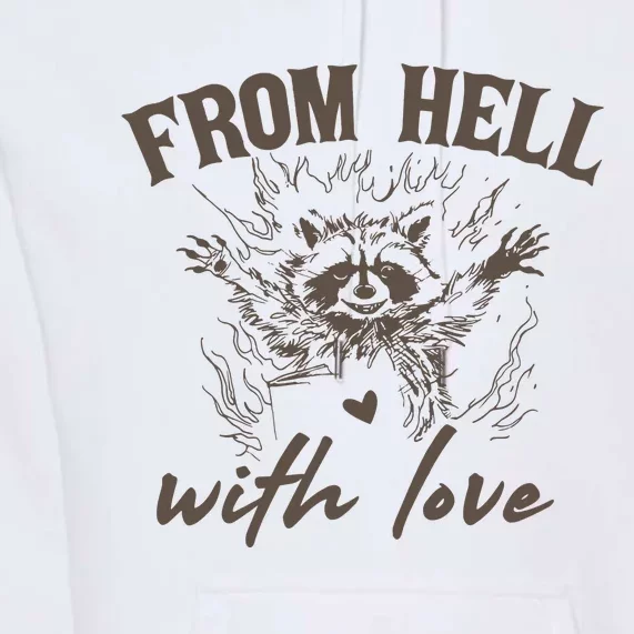 From Hell With Love 90s Retro Graphic Premium Hoodie