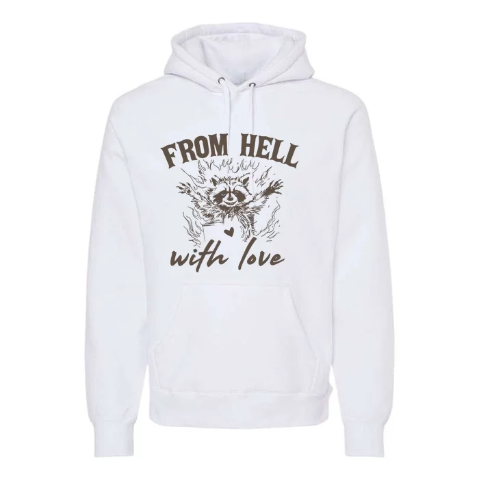 From Hell With Love 90s Retro Graphic Premium Hoodie