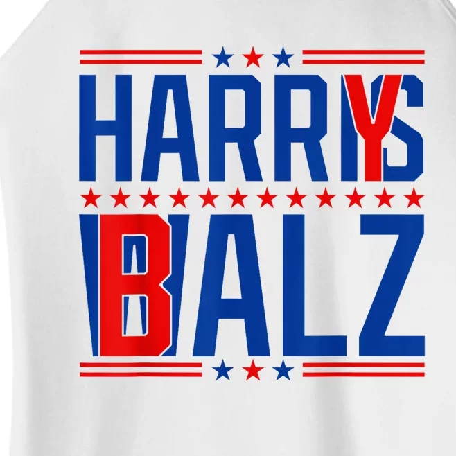 Funny Harris Walz 24 Harry Balz 2024 Meme Democratics Vote Women’s Perfect Tri Rocker Tank