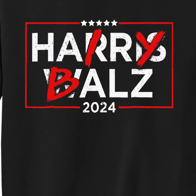 Funny Harris Walz 24 Hairy Balz 2024 Meme Democratics Vote Sweatshirt