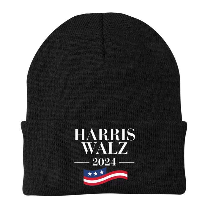 Funny Harris Waltz 2024 Election Kamala Harris Tim Walz 2024 Knit Cap Winter Beanie