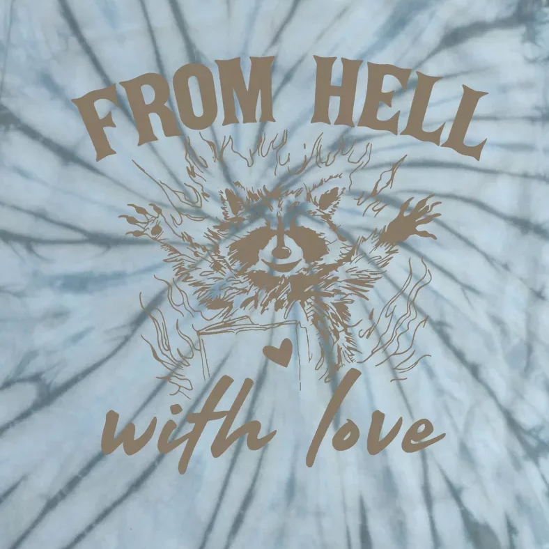 From Hell With Love 90s Retro Graphic Tie-Dye T-Shirt