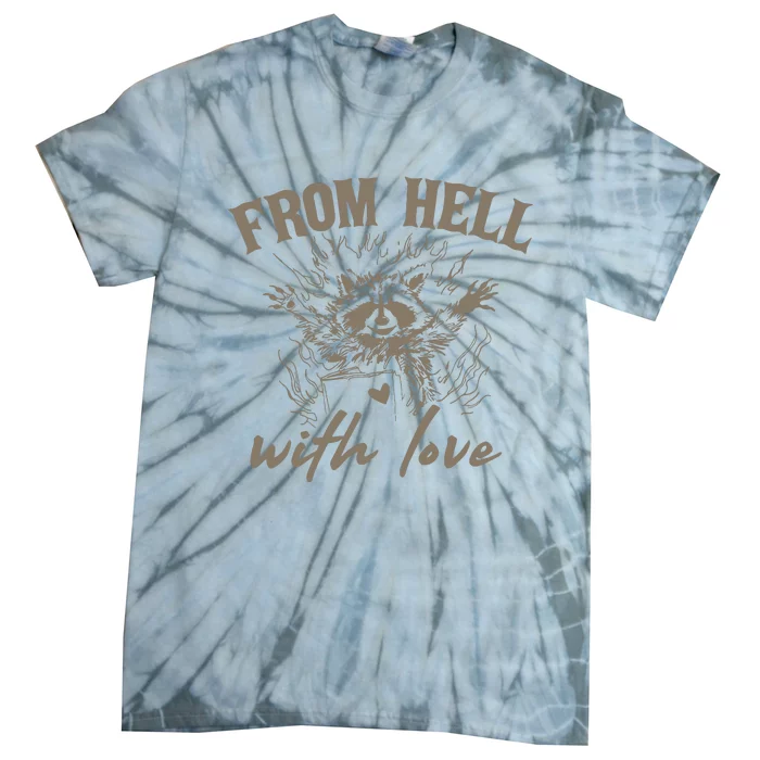 From Hell With Love 90s Retro Graphic Tie-Dye T-Shirt