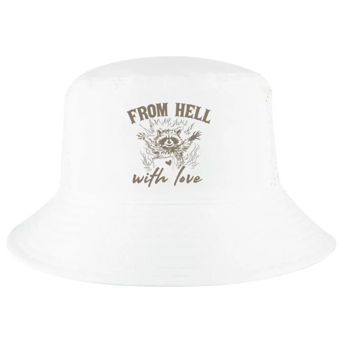 From Hell With Love 90s Retro Graphic Cool Comfort Performance Bucket Hat