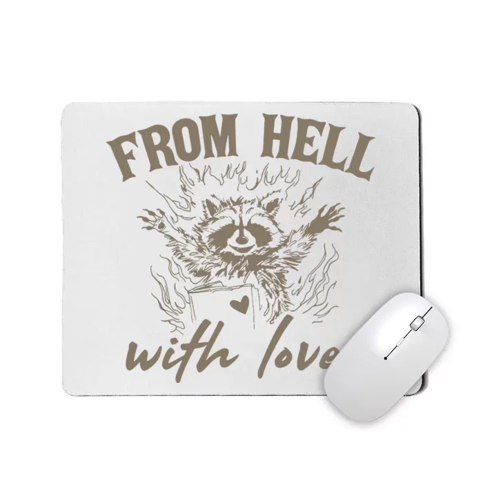 From Hell With Love 90s Retro Graphic Mousepad