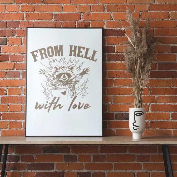 From Hell With Love 90s Retro Graphic Poster